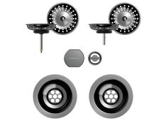 Set izliv, preliv in gumb SCHOCK 400059 Gunmetal Set izliv, preliv in gumb SCHOCK 400059 Gunmetal