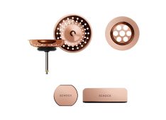 Set izliv, preliv in gumb SCHOCK 400079 Copper