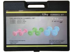 Set ročk uteži Fitmotiv iz neoprena, 12 kg Set ročk uteži Fitmotiv iz neoprena, 12 kg