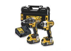 KIT 18V VRT/UDAR.VIJAČ (DCD791/DCF887)DCD791+DCF887+2x5,0Ah+TSTAK Dewalt DCK268P2T