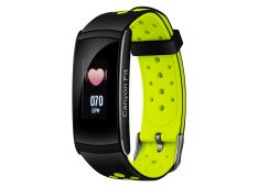 Smart watch, 0.96inches LCD, IP68 waterproof, multi-sport mode, compatibility with iOS and android, weather display, Black-Green, Host: 48x22x12mm, Strap: 250x22mm, 25g Smart watch, 0.96inches LCD, IP68 waterproof, multi-sport mode, compatibility with iOS and android, weather display, Black-Green, Host: 48x22x12mm, Strap: 250x22mm, 25g