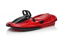 Snežne sani z volanom Plastkon Stratos, rdeče Snežne sani z volanom Plastkon Stratos, rdeče