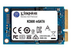 SSD Kingston mSATA 256GB KC600, SATA 3.0, 550/500 MB/s, 3D TLC NAND - SKC600MS/256G - 740617315981