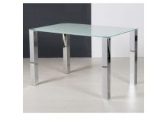 Steklena miza PLAZA 05 - belo steklo 160x90 160x90 Steklo Steklena miza PLAZA 05 - belo steklo 160x90 160x90 Steklo