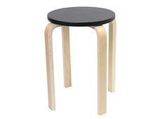 Stol ERIN II črn 32x32x45 Les črna