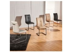 Stol FORIA 45x62x94,5 cm Umetno usnje cappuccino Stol FORIA 45x62x94,5 cm Umetno usnje cappuccino