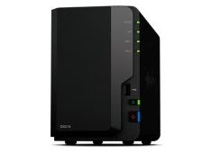 Synology DiskStation DS218, Tower, 2-bays 3.5'' SATA HDD/SSD, CPU 4-core 1.4 GHz; 2GB DDR4 non-ECC; RJ-45 1GbE LAN Port; USB 2.0, 2x USB 3.0; USB / SD Copy; 1.3 kg; 2yr warranty Synology DiskStation DS218, Tower, 2-bays 3.5'' SATA HDD/SSD, CPU 4-core 1.4 GHz; 2GB DDR4 non-ECC; RJ-45 1GbE LAN Port; USB 2.0, 2x USB 3.0; USB / SD Copy; 1.3 kg; 2yr warranty