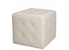 Tabure BOTO 41x41x39 Umetno usnje bela