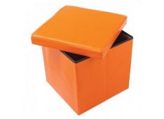 Tabure OTO 38x38x38 Umetno usnje oranžna Tabure OTO 38x38x38 Umetno usnje oranžna