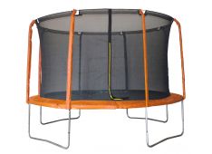 Trampolin Legoni Aero z zaščitno mrežo in lestvijo 425 cm, oranžen Trampolin Legoni Aero z zaščitno mrežo in lestvijo 425 cm, oranžen