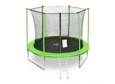 Trampolin Legoni FUN z zaščitno mrežo in lestvijo (244 cm) Trampolin Legoni FUN z zaščitno mrežo in lestvijo (244 cm)