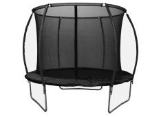 Trampolin Legoni Space z zaščino mrežo in lestvijo 425 cm, črn Trampolin Legoni Space z zaščino mrežo in lestvijo 425 cm, črn