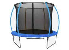 Trampolin Legoni Space z zaščino mrežo in lestvijo 425 cm, moder Trampolin Legoni Space z zaščino mrežo in lestvijo 425 cm, moder