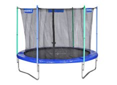 Trampolin z zaščitno mrežo Hudora 300 cm EN71 Trampolin z zaščitno mrežo Hudora 300 cm EN71