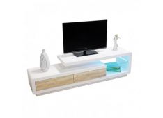 TV miza MONACO 170x40x40 MDF sonoma hrast + bela TV miza MONACO 170x40x40 MDF sonoma hrast + bela