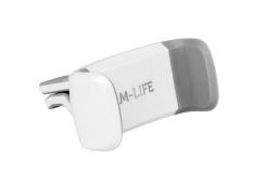 Univerzalni nosilec M-LIFE za telefon za zračno režo, bele barve