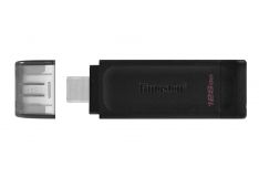 USB C DISK Kingston 128GB DT70, 3.2 Gen1, plastičen, s pokrovčkom - DT70/128GB - 740617305371