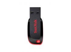 USB DISK SANDISK 16GB CRUZER BLADE, 2.0, črno-rdeč, brez pokrovčka - SDCZ50-016G-B35 - 619659000431