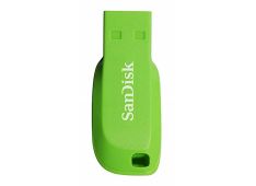 USB DISK SANDISK 16GB CRUZER BLADE ZELENA, 2.0, zelen, brez pokrovčka - SDCZ50C-016G-B35GE - 619659141080