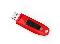 USB DISK SANDISK 32GB ULTRA RDEČA, 3.0, rdeč, brez pokrovčka - SDCZ48-032G-U46R - 619659145866