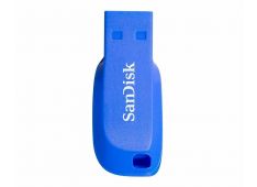 USB DISK SANDISK 64GB CRUZER BLADE MODRA, 2.0, moder, brez pokrovčka - SDCZ50C-064G-B35BE - 619659146931