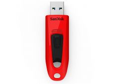 USB DISK SANDISK 64GB ULTRA RDEČA, 3.0, rdeč, brez pokrovčka - SDCZ48-064G-U46R - 619659145897
