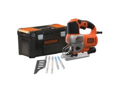 VBODNA ŽAGA 650 W V KOVČKUDODAN PRIBOR Black & Decker BES610KA5 VBODNA ŽAGA 650 W V KOVČKUDODAN PRIBOR Black & Decker BES610KA5