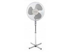 Ventilator samostoječi, 40cm, 3-hitrosti, 50W, belo-sive barve