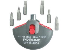 VIJAČNI NASTAVKI SET 7 KOM Z MAGNETNIM DRŽALOM PROFIX 10697