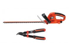 VRTNE ŠKARJE 500 W 55 cm in ŠKARJE ZA OBREZOVANJE Black & Decker GT5055KIT2 VRTNE ŠKARJE 500 W 55 cm in ŠKARJE ZA OBREZOVANJE Black & Decker GT5055KIT2