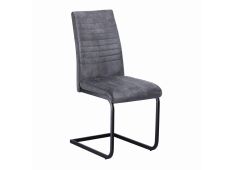 Stol BERNI (siva) 45x53x103 Mikrofibra siva