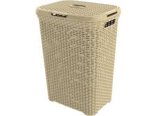 Curver, Koš Za Perilo Ratan, 60 L, Bel Curver, Koš Za Perilo Ratan, 60 L, Bel