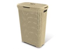 Curver, Koš Za Perilo Ratan, 40 L, Bel Curver, Koš Za Perilo Ratan, 40 L, Bel