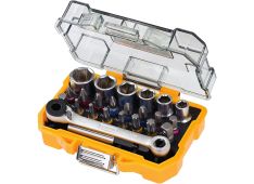 24-DELNI SET VIJAČNIH NASTAVKOV+ MINI RAGLJA Dewalt DT71516