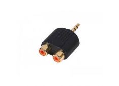 Adapter 2X cinch Ž.-banana 3.5mm stereo Adapter 2X cinch Ž.-banana 3.5mm stereo