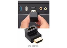 Adapter HDMI-M na HDMI-Ž kotni, 270° navzgor Adapter HDMI-M na HDMI-Ž kotni, 270° navzgor