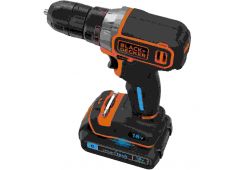 AKU UDARNI VRTALNIK/VIJAČNIK 18V SMART TECH2 BAT., POLNILEC, KOVČEK Black & Decker BDCHD18KBST AKU UDARNI VRTALNIK/VIJAČNIK 18V SMART TECH2 BAT., POLNILEC, KOVČEK Black & Decker BDCHD18KBST