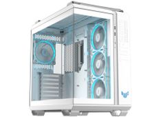 ASUS TUF Gaming GT502 Horizon ARGB ATX računalniško ohišje, kaljeno steklo, štirje 120mm ARGB ventilatorji, belo ASUS TUF Gaming GT502 Horizon ARGB ATX računalniško ohišje, kaljeno steklo, štirje 120mm ARGB ventilatorji, belo