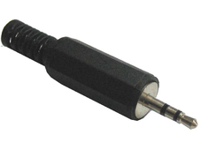 Banana 2.5mm stereo moška plastična Banana 2.5mm stereo moška plastična
