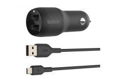 BELKIN USB-C AVTOPOLNILEC Quick Charge 4+ - CCE002bt1MBK - 745883790463