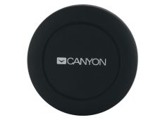 CANYON CH-2, nosilec za pametne telefone, magnetna funkcija pritrjevanja, z 2 ploščama (pravokotna/krožna), črn, 444440 mm, 0,035 kg.