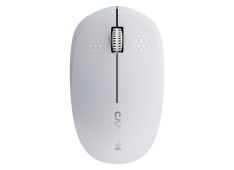 CANYON MW-04, brezžična Bluetooth optična miška s 3 gumbi, DPI 1200, z 1 AA baterijo Canyon Turbo Alkaline, bela