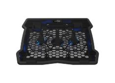 CANYON NS03, Cooling stand dual-fan with 2x2.0 USB hub, support up to 10”-15.6” laptop, ABS plastic and iron, Fans dimension:125*125*15mm(2pcs), DC 5V, fan speed: 800-1000RPM, size:340*265*30mm, 435g CANYON NS03, Cooling stand dual-fan with 2x2.0 USB hub, support up to 10”-15.6” laptop, ABS plastic and iron, Fans dimension:125*125*15mm(2pcs), DC 5V, fan speed: 800-1000RPM, size:340*265*30mm, 435g