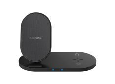 CANYON wireless charger WS-202 10W 2in1 Black CANYON wireless charger WS-202 10W 2in1 Black