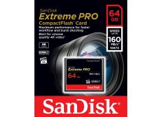 CF SANDISK 64GB EXTREME PRO UDMA7, 160/150MB/s, VPG-65 - SDCFXPS-064G-X46 - 619659102463
