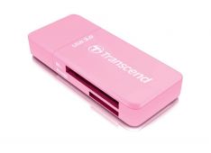 Čitalec kartic Transcend RDF5 roza, USB A 3.1 -- SD, microSD - TS-RDF5R - 760557831792