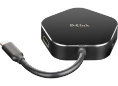 D-link 4-v-1 razdelilnik USB-C HDMI in napajanje - DUB-M420 - 790069447761