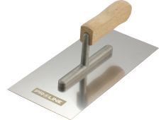 GLADILKA ZIDARSKA 270X130MM NER. JEKLO,lesen ročaj PROFIX 61530 GLADILKA ZIDARSKA 270X130MM NER. JEKLO,lesen ročaj PROFIX 61530