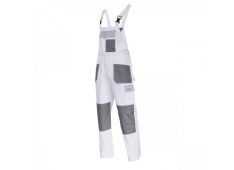 HLAČE Z NARAMNICAMI BELO-SIVE 2XL(56) LAHTI L4061256 HLAČE Z NARAMNICAMI BELO-SIVE 2XL(56) LAHTI L4061256