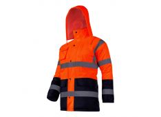 JAKNA PODLOŽENA VISOKO VIDNA ORANŽNA 2XL LAHTI L4090605 JAKNA PODLOŽENA VISOKO VIDNA ORANŽNA 2XL LAHTI L4090605